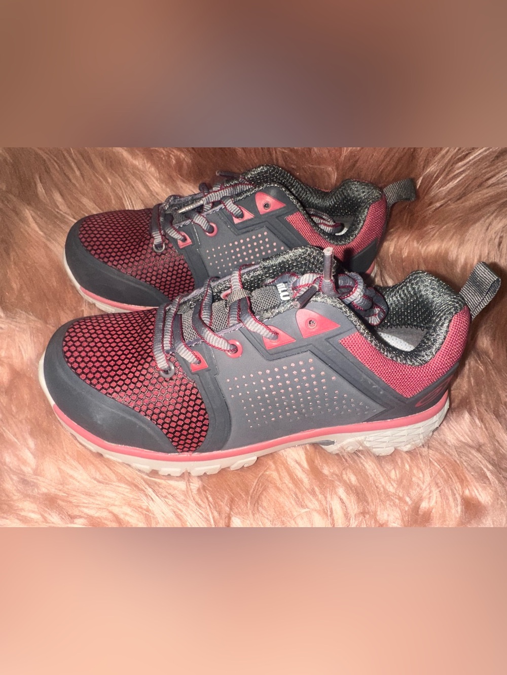 Nautilus Women's Athletic Sneakers - Gray & Burgundy